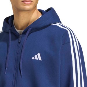 Adidas Bluza męska Essentials 3-Stripes Fleece Full-Zip Hoodie granatowa KY4144 XL 4