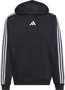 Adidas Bluza męska Essentials 3-Stripes Fleece Hoodie czarna KY6602 XL 2
