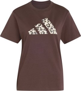 Adidas Koszulka damska Animal Graphic brązowa KT2676 M 2