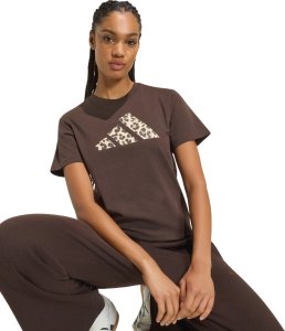 Adidas Koszulka damska Animal Graphic brązowa KT2676 M 5