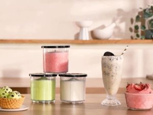 Tefal Dolci 3 szt. - Naczynia deserowe do maszyny do lodów (XF60W0F0) 2