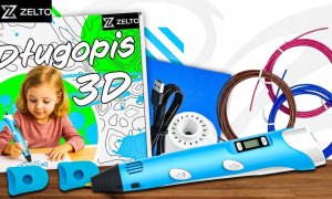 Długopis 3D XMaster Pen Drukarka Dla Dzieci Mata 9m Wkłady Szablon Kreatywny Zestaw (18628014810) 2