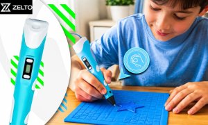 Długopis 3D XMaster Pen Drukarka Dla Dzieci Mata 9m Wkłady Szablon Kreatywny Zestaw (18628014810) 5