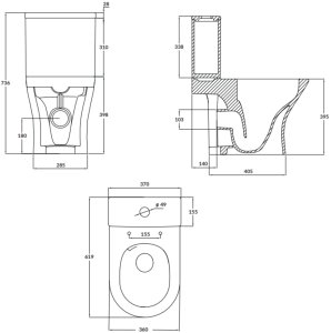 Zestaw kompaktowy WC Cersanit Kompakt 934 SBTW TAKO PRO Oval 011 3/6 DES DUR WO ŁW (CCKZ1016930001) 4