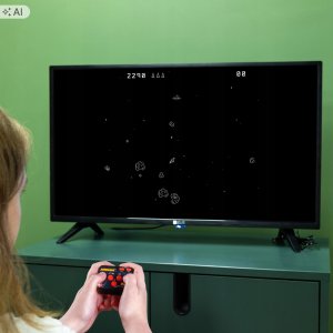naszswiat Konsola Asteroids Atari gra na TV HDMI Arcade Retro kontroler bezprzewodowy / Asteroids Plug And Play / 320187 (SB12135) 3