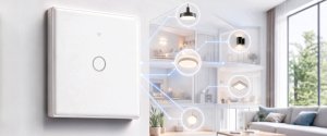 Qoltec Inteligentny dotykowy 1-kanałowy włącznik wyłącznik światła Wi-Fi Timer Tuya Smart life Hartowane szkło Biały (52715) 4