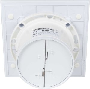 MMotors Wentylator łazienkowy MMP 100 energooszczędny THS timer czujnik wilgoci biały mat szkło 23dB 3