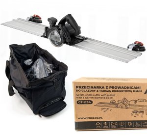 Monroe Przecinarka z prowadnicami GLOB TOOLS GT-125A do glazury z tarczą diamentową 125mm (GLOBTOOLS-KE125A) 9