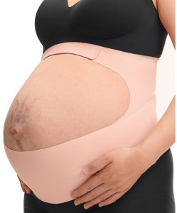 Pas ciążowy Momcozy Podtrzymujący brzuch, beżowy, rozmiar M (YB001-SK7000MC00103-A) 2