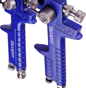 Rosfix Pistolet Lakierniczy Zestaw 0,8 + 1,4 + 1,7 HVLP Malowania Reduktor SicoPro (5904422439279) 5