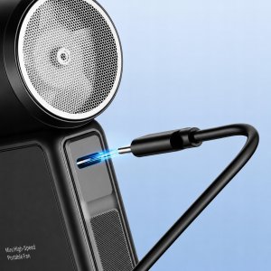 Wentylator Zenwire Mocny wiatrak USB 15000RPM mini wentylator ręczny chłodzenie Warmco czarny 7