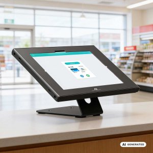 Stojak Maclean Reklamowy do tabletu , z blokadą. 10.9"-11", iPad Air/ Pro, Samsung Tab A&S Series, 220x323x22mm, W (MC-957) 15