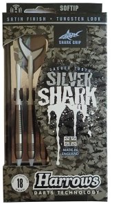 Kubisport Rzutki Lotki Soft do Darta Elektronicznego HARROWS Soft SILVER SHARK 18g (Kub_05-T21K-18) 3