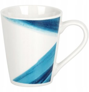 Excellent Houseware Serwis obiadowy zestaw talerzy kubki porcelana dla 4 osób niebieski (Ori_139848) 5
