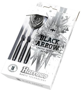 Kubisport Lotki Rzutki do Darta Elektronicznego Solidne HARROWS Soft Black Arrow 18g (Kub_05-T16K-18) 2