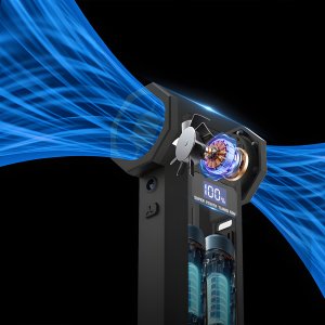 SHOPUJ.PL Dmuchawa sprężone powietrze elektryczne do komputera klawiatury LED 110000RPM 6