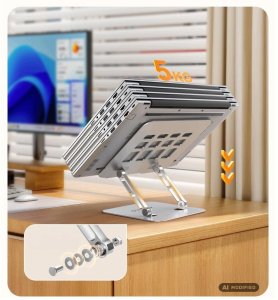 Orico Podstawka pod laptopa 17'', regulowana, aluminiowa (ST11-GY-EP) 5