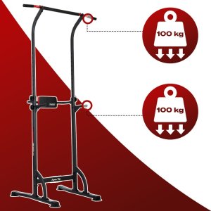 NEO SPORT Drążek do podciągania wolnostojący stabilny udźwig 100 kg EDUKAMP (130300) 11