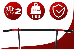 NEO SPORT Drążek do podciągania wolnostojący stabilny udźwig 100 kg EDUKAMP (130300) 3