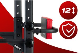 NEO SPORT Drążek do podciągania wolnostojący stabilny udźwig 100 kg EDUKAMP (130300) 5