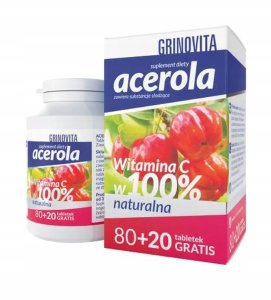 Sanbios Grinovita_Acerola tabletki do ssania suplement diety 100szt (5906204022501) 2
