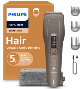 Maszynka do włosów Philips 5000 0.5-28 mm brązowy - Maszynka do włosów (HC5735/15) 10