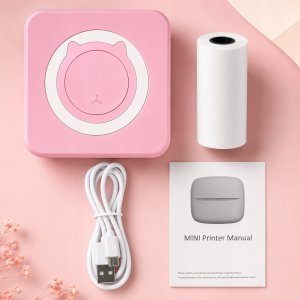 Drukarka etykiet Mini drukarka termiczna przenośna dla dziecka C15 Bluetooth Drukuś 16