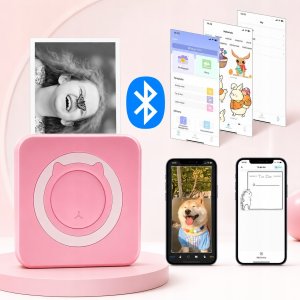 Drukarka etykiet Mini drukarka termiczna przenośna dla dziecka C15 Bluetooth Drukuś 3