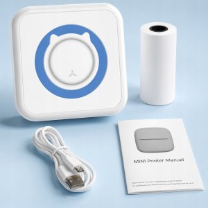 Drukarka etykiet Mini drukarka termiczna przenośna dla dziecka C15 Bluetooth Drukuś 16