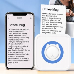 Drukarka etykiet Mini drukarka termiczna przenośna dla dziecka C15 Bluetooth Drukuś 9