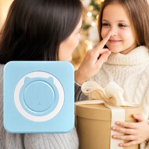 Drukarka etykiet Mini drukarka termiczna przenośna dla dziecka C15 Bluetooth Drukuś 12