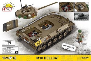 Cobi Klocki M18 Hellcat 1026 klocków (COBI-2679) 4