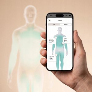 Waga łazienkowa Withings BodyFit - inteligentna waga ze strefową analizą masy ciała, analizą metabolizmu oraz zdrowia serca (WBS16-Black-All-Int) 8