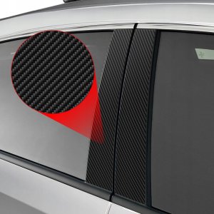 GrizzGlass Karbonowa folia ochronna BodyShield Carbon na słupki do Hyundai ix35 (2009-2013) [8w1] (GRZ19809) 2