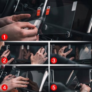 GrizzGlass Folia matowa CarDisplay Protection do Hongqi H5 12,6" (2025-2026) [2w1] (GRZ21676) 3