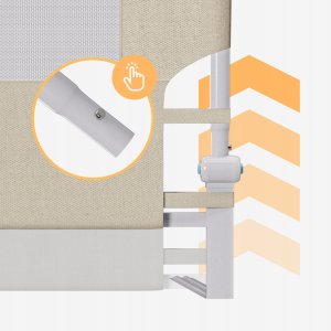Aptel Barierka ochronna na łóżko Cover 30 Beige 200 cm (TN-COVER 30 BEIGE) 3