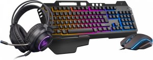 Yenkee Zestaw Gaiming INFERNO YGS 01 3w1 klawiatura, mysz, słuchawki (YGS 01 INFERNO) 2