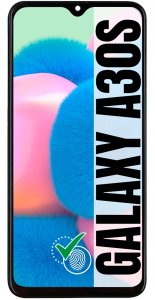 UTS-Group Wyświetlacz Do Samsung Galaxy A30s 2019 A307 LCD ekran ramka OLED (A30S 2019 A307F, CZARNY, RAMKA, SM-A307F, SM-A307F/DS) 2