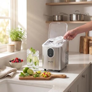 Kostkarka do lodu Salter EK6760VDE 800ml 120W 8 Kostek Lodu w 8,5 Minuty 5