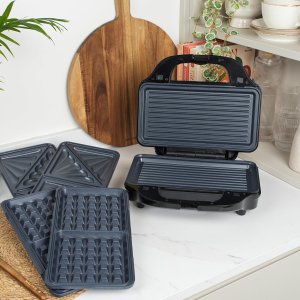 Opiekacz Salter Do kanapek Gofrownica Grill XL 3w1 EK2143TFVDE 25 cm 900 W 2