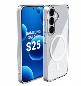 OSOVA Etui Do Samsung S25 Do Magsafe Osova Szkło Privacy +Szkło Aparat Zestaw 6W1 6