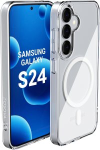 OSOVA Etui Do Samsung S24 Do Magsafe Osova Szkło Privacy +Szkło Aparat Zestaw 6W1 6