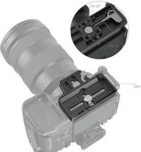 Szybkozłączka SmallRig 3162 Extended Arca-Type Quick Release Plate for DJI RS 2 / RSC 2 RS 3 / RS 3 Pro Gimbal (3162B) 3