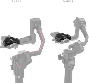 Szybkozłączka SmallRig 3162 Extended Arca-Type Quick Release Plate for DJI RS 2 / RSC 2 RS 3 / RS 3 Pro Gimbal (3162B) 6
