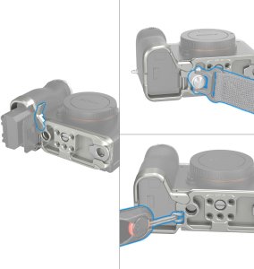 Szybkozłączka SmallRig Bottom Mount Plate for Sony A7CII / A7CR (Silver) (4439) 2