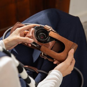 Pokrowiec SmallRig Leather Case Kit for FUJIFILM X half Brown (5218) 2