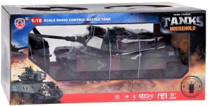 Jokomisiada Czołg zdalnie sterowany RC Abrams M1A1 dym dźwięk światło 45cm (RC0770) 14