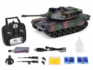 Jokomisiada Czołg zdalnie sterowany RC Abrams M1A1 dym dźwięk światło 45cm (RC0770) 2