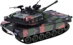 Jokomisiada Czołg zdalnie sterowany RC Abrams M1A1 dym dźwięk światło 45cm (RC0770) 4