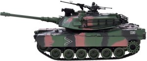Jokomisiada Czołg zdalnie sterowany RC Abrams M1A1 dym dźwięk światło 45cm (RC0770) 6